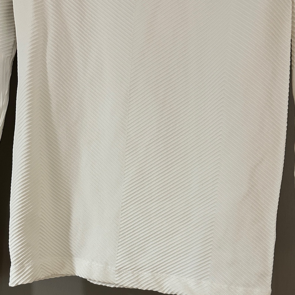 Athleta White Long Sleeve Performance Top – Thumbhole Athletic Shirt - Picture 5 of 7